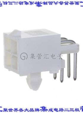 1-770968-0 针座连接器4POS接头2排4.14mm公形插针通孔直角锡