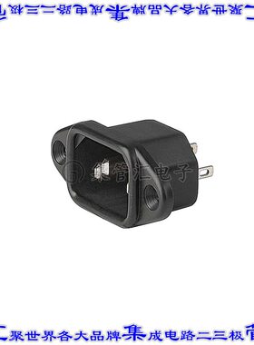 6162.0046 电源接入连接器3POS插座公型片状插脚IEC320-C14面板安