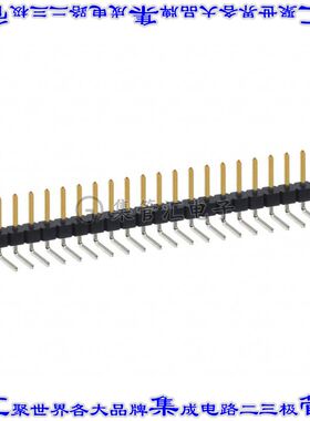 PBC20SBCN 针座连接器20POS分离式2.54mm公形插针通孔直角镀金