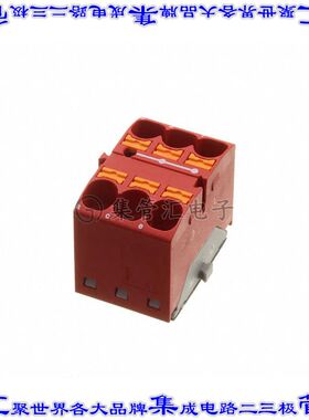 3273926 接线板专用连接器6POS中等18.5mm红色
