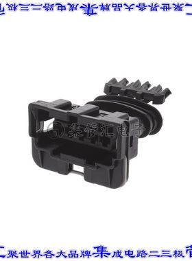 282766-1 矩形连接器外壳5POS插头5mm公形引脚黑色自由悬挂