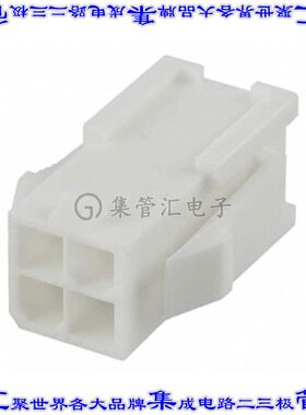 64900421822 矩形连接器外壳4POS插头2排4.2mm公形引脚白色面板安
