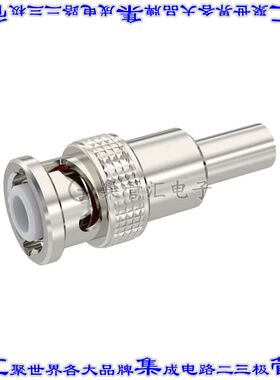 R316072000 同轴连接器BNC插头公引脚焊接50欧姆自由悬挂