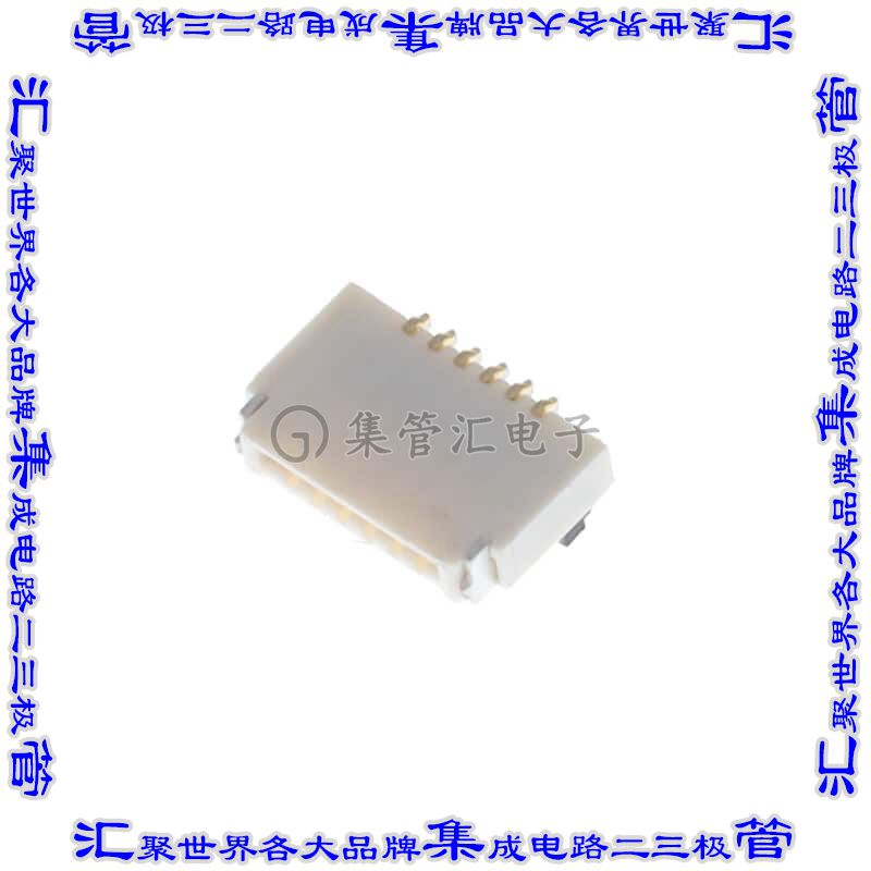 F3311A7H121006E200 连接器6POS FFC/FPC 0.5mm触头上和下表面贴