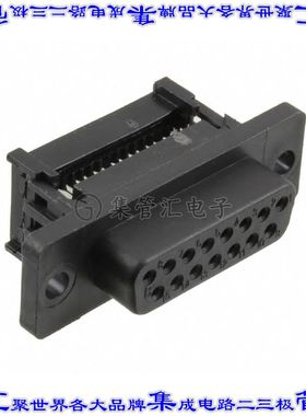 A-DFF 15 LPIII/FP 连接器15POS插座母插口2排D-Sub自由悬挂