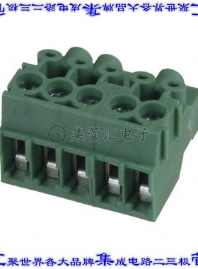 1984345 端子块连接器5POS无罩接头的插头3.5mm绿色自由悬挂