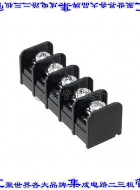 NC6-P108-05 端子块连接器5电路隔板接线座9.53mm螺钉带紧固板