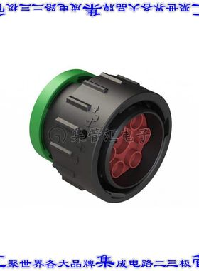 AHDP06-24-07PN-BRA 圆形连接器7POS插头外壳用于公插针黑色自由