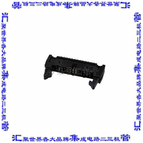 MHR-26-VUAL 针座连接器26POS接头2排2.54mm公形插针通孔直针镀金