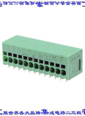 1990834 线对板连接器12POS接线端子3.5mm通孔水平带板