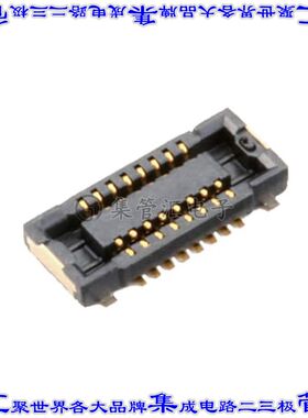 AXF5A1612A 板对板连接器16POS插口中央触点带2排0.35mm表贴SMD镀
