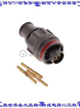 FGS.0M.303.XLMT 圆形连接器3POS插头母插口压接镀金自由悬挂