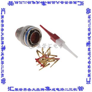 MS3476L14 圆形连接器18POS插头公引脚压接镀金自由悬挂 18P