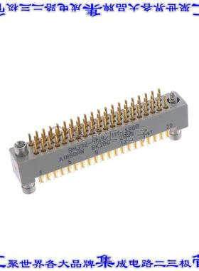 RM332-059-111-5900 背板连接器59POS插头公引脚3排1.91mm自由悬