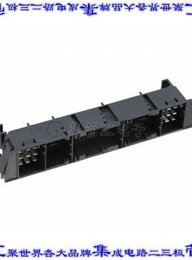 7-967288-1 针座连接器134(9+24+52+40+9)接头公形插针通孔直角镀