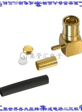 142195 同轴连接器SMB插头母形插口焊接50欧姆自由悬挂直角