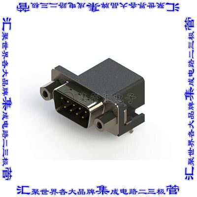 625-009-262-033 连接器9POS插头公引脚2排D-Sub板边缘