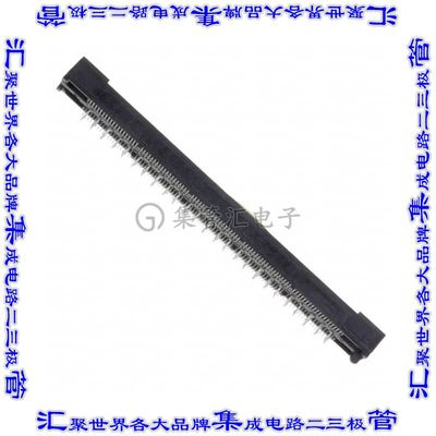 5767054-5 板对板连接器190POS插座中央带触点2排0.64mm表贴SMD钯