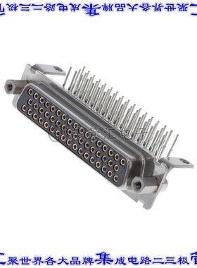 DDMD50SJF225 连接器50POS插座母插口3排D-Sub面板安装直角