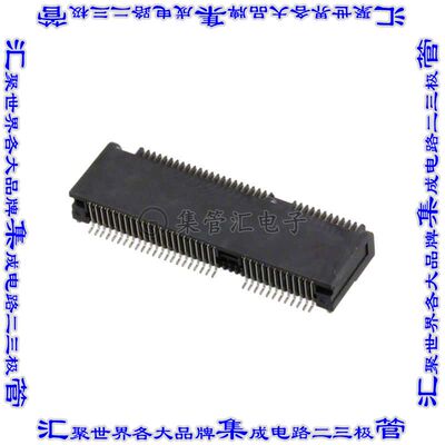 2199119-4 卡边缘连接器67POS母头2排0.5mm黑色镀金