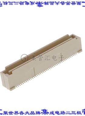 61083-084400LF 板对板连接器80POS插头中央触点带2排0.8mm表贴SM