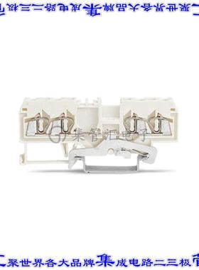 280-838 端子块连接器4POS接地地面5.0mm白色12-28AWG