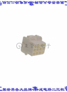 926681-3 矩形连接器外壳12POS插座4排天然色面板安装