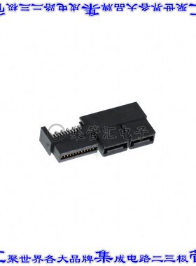 459844143 0459844143背板连接器28POS插座外罩触点2排通孔直角黑