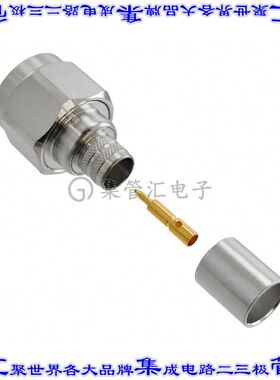 172102H243HEX 同轴连接器N型插头公引脚压接50欧姆自由悬挂