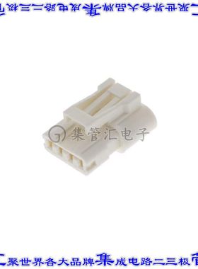 2321918-4 矩形连接器外壳4POS插头2.5mm母形插口天然色自由悬挂