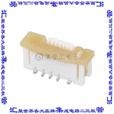 525590652 0525590652连接器6POS FFC/FPC 0.5mm触头垂直单侧表面