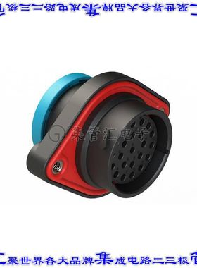 AHDP02-24-23SR-BRA 圆形连接器23POS插座外壳用于母插口黑色面板