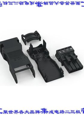 890-104 端子块连接器4POS插头母插口4.4mm黑色自由悬挂