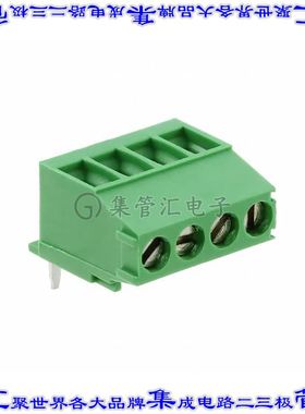 284414-4 线对板连接器4POS接线端子3.5mm通孔垂直带板