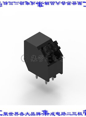 691410120002 线对板连接器2POS接线端子3.5mm通孔45角度带板