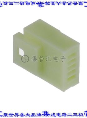 IST1-05 矩形连接器外壳5POS插头1mm公形引脚绿色自由悬挂