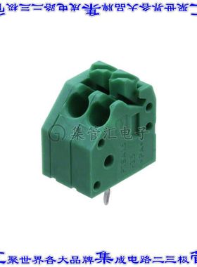 1985195 线对板连接器2POS接线端子3.5mm通孔45角度带板