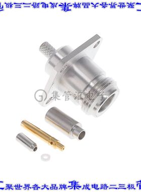 R161281300 同轴连接器N型插孔母形插口压接50欧姆面板安装