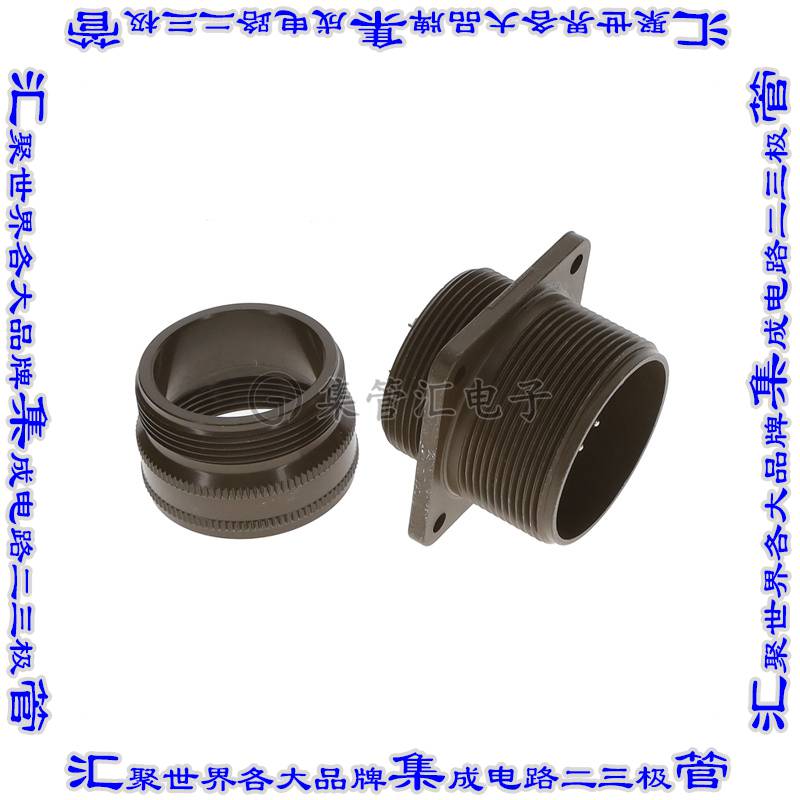 MS3100A24-5P 圆形连接器16POS插座公形引脚焊杯银面板安装