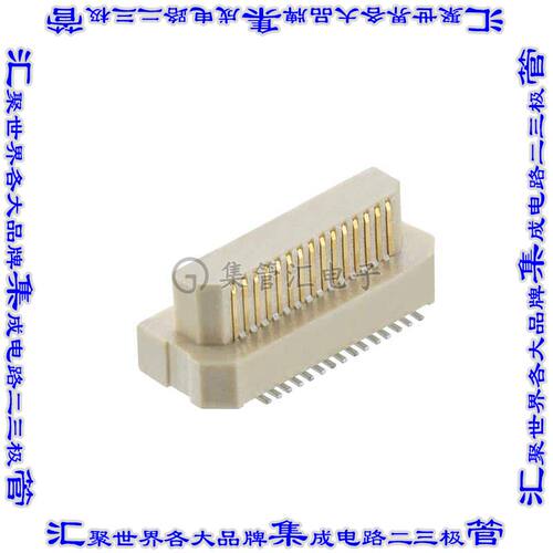 M58-3500342R 板对板连接器30POS插头中央触点带2排0.5mm表贴SMD