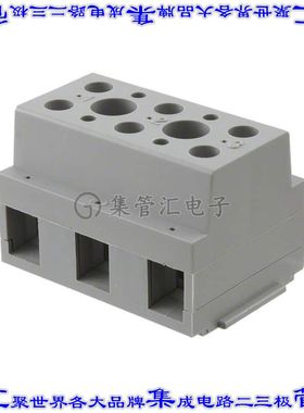 3013094 端子块连接器3电路隔板接线座2排螺钉