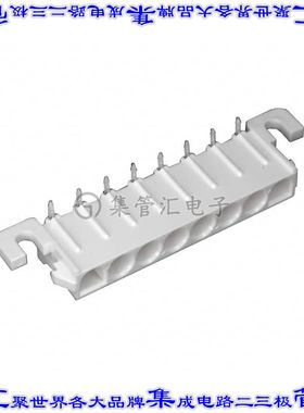 640584-1 针座连接器8POS接头6.35mm公形插针通孔直角锡
