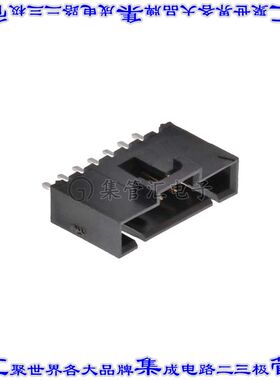 705430006 0705430006针座连接器7POS接头2.54mm公形插针通孔直针