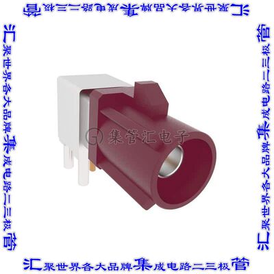 2FA1-NDRP-PCB-6 同轴连接器SMB插头公引脚焊接50欧姆通孔直角