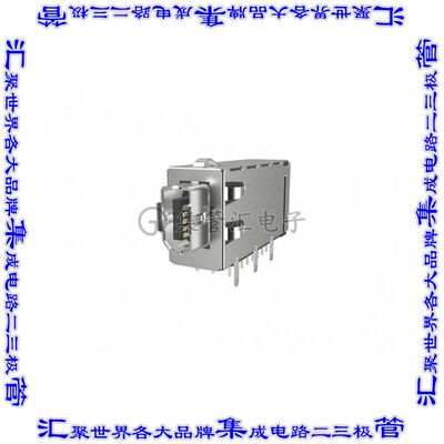 NDMA152100 插拔式连接器10POS插座多用途表面贴装直角通孔焊接镀