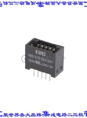 395-010-524-201 卡边缘连接器10POS母头2排2.54mm黑色镀金