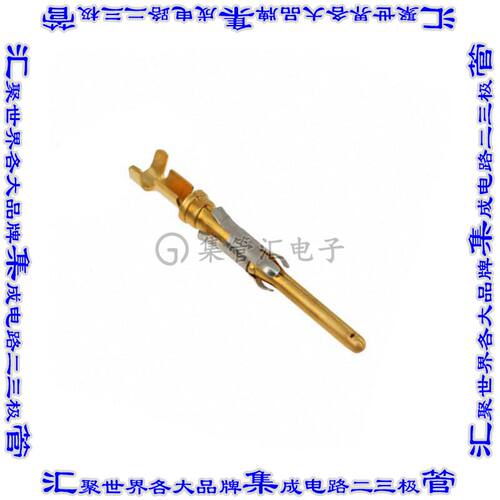 1-163085-1 连接器触点触头引脚20-24AWG压接镀金