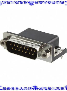 ADS15A-KG-TASB5 连接器15POS插头公引脚2排D-Sub通孔直角