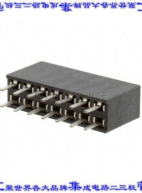 M20-7830746 针座连接器14POS插座2排2.54mm母形插口通孔直针锡