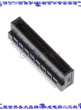 MEC6-140-02-L-DV-A-K 卡边缘连接器80POS母头2排0.64mm黑色镀金